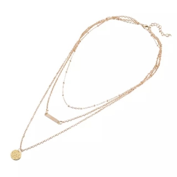 Layer Bar Necklace - Picture 2 of 6